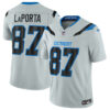 Men's Detroit Lions #87 Sam LaPorta Silver 2026 F.U.S.E. Rivalries Collection Limited Stitched Football Jersey