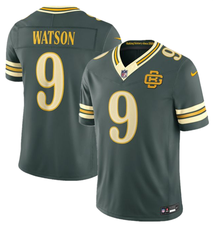 Men's Green Bay Packers #9 Christian Watson Dark Green 2026 F.U.S.E. Rivalries Collection Limited Stitched Football Jersey