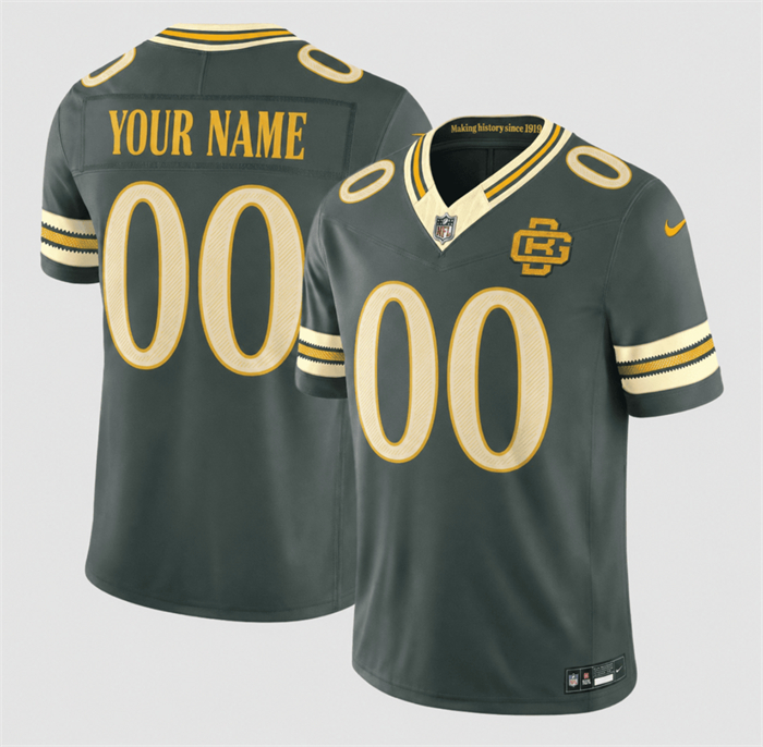 Men's Green Bay Packers Active Player Custom Dark Green 2026 F.U.S.E. Rivalries Collection Limited Stitched Football Jersey