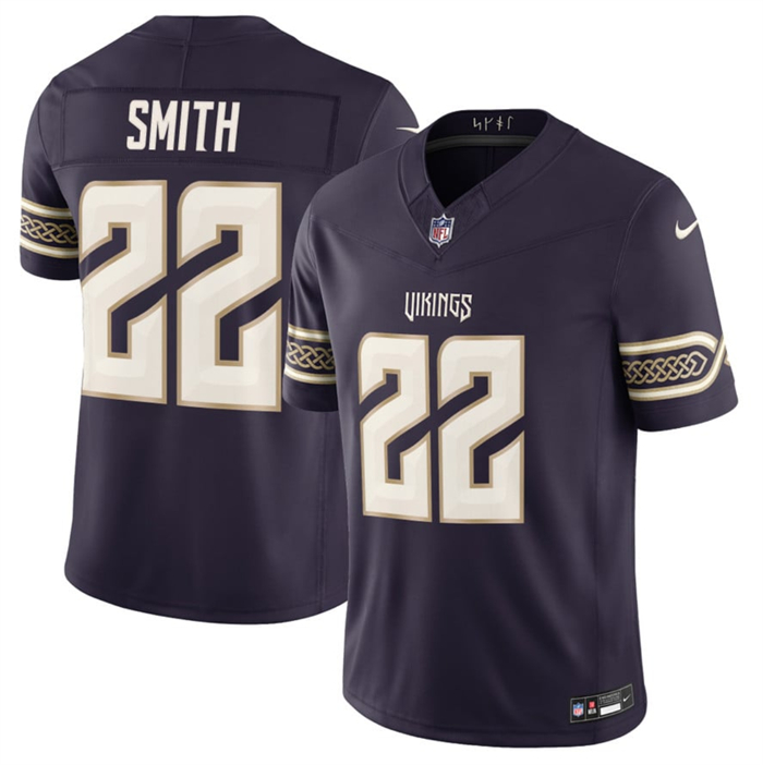 Men's Minnesota Vikings #22 Harrison Smith Deep Purple 2026 F.U.S.E. Rivalries Collection Limited Stitched Football Jersey