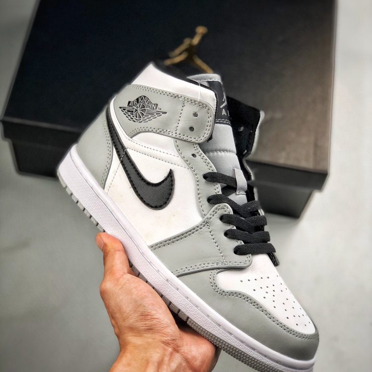 AIR JORDAN 1 MID "LIGHT SMOKE GREY" 554724-092