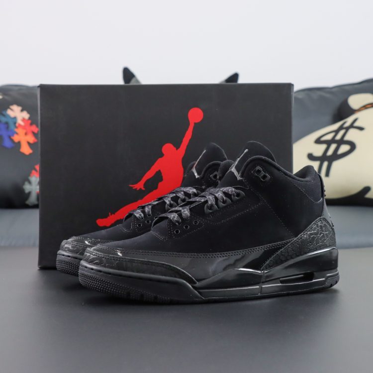 Mens AIR JORDAN 3 RETRO BLACK CAT CT8532-001
