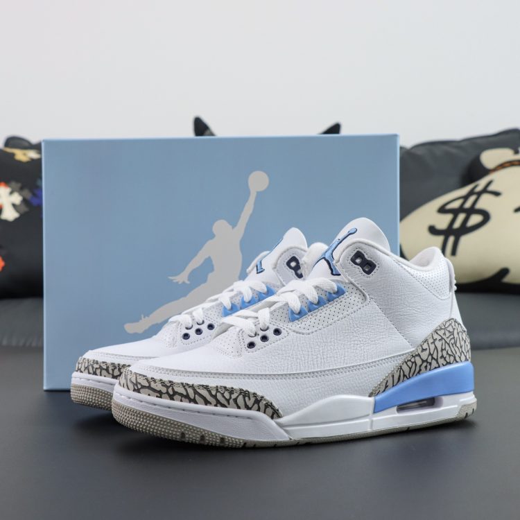 Mens AIR JORDAN 3 RETRO VALOR BLUE CT8532-104