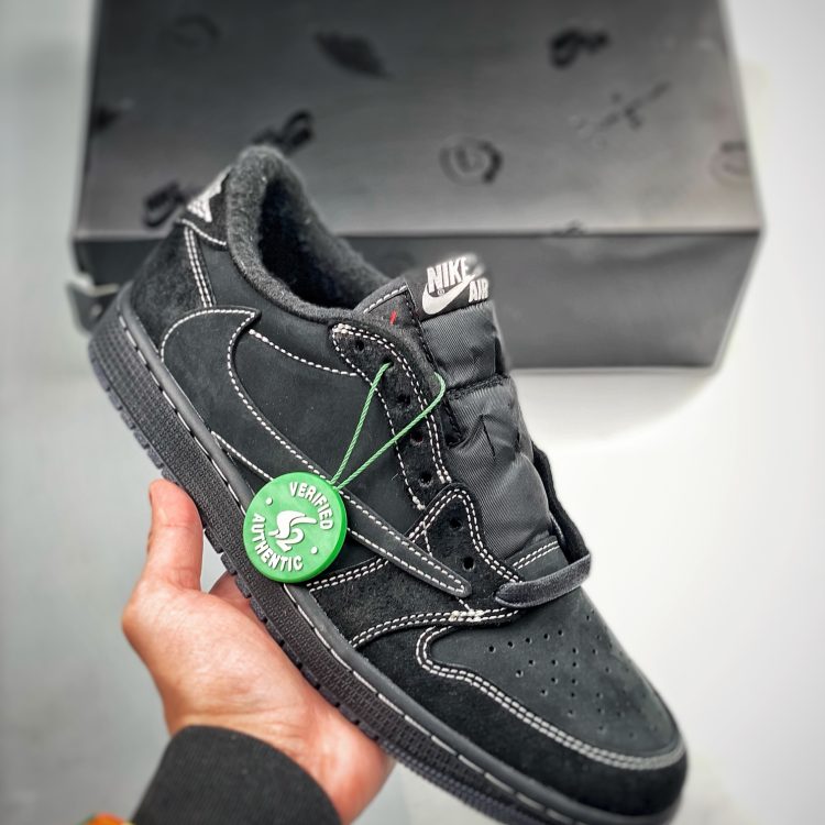 Unsex TRAVIS SOCTT X NIKE AIR JORDAN 1 LOW OG "BLACK PHANTOM" DM7866-001