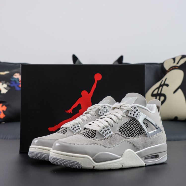 AIR JORDAN 4 LIGHT IRON ORE FROZEN MOMENTS AQ9129-001 Oversize