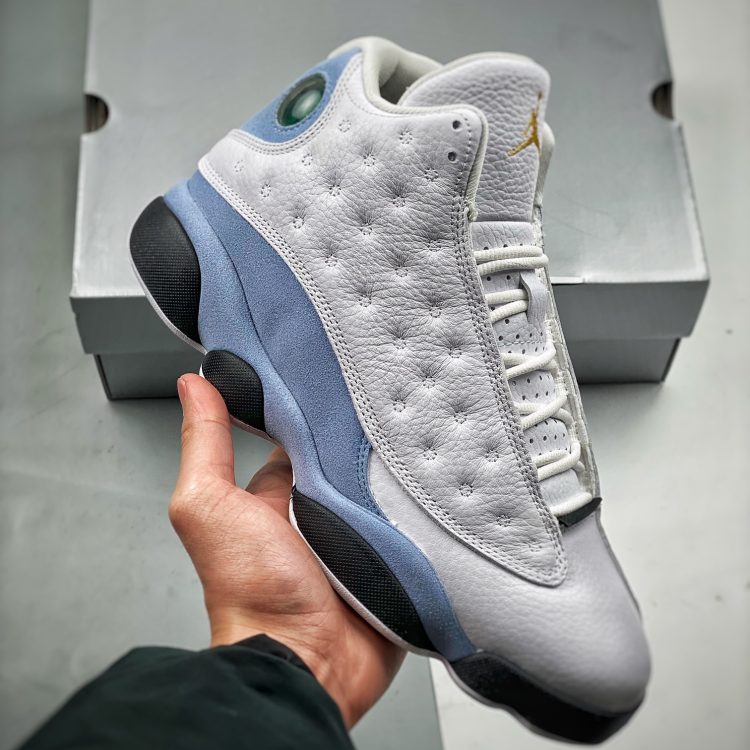 Mens AIR JORDAN 13 BLUE GREY 414571-170