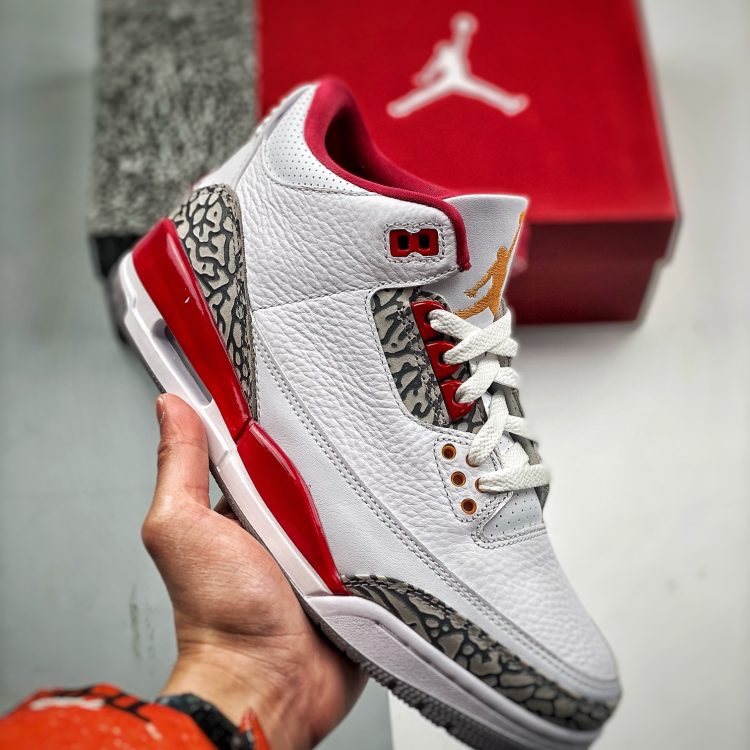 Mens AIR JORDAN 3 RETRO CARDINAL RED CT8532-126