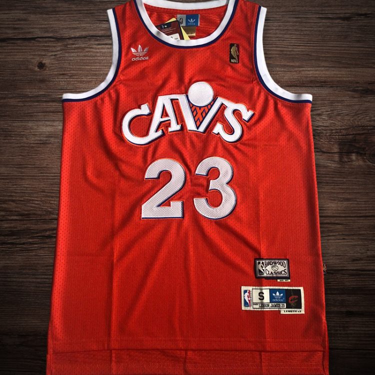 Men's Cleveland Cavaliers #23 James Red Jersey