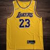 Men's Los Angeles Lakers #23 James Player Edition Jersey