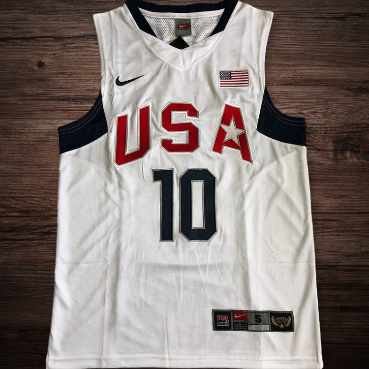 Men's KOBE BRYANT USA 2008 Olympics Jersey White