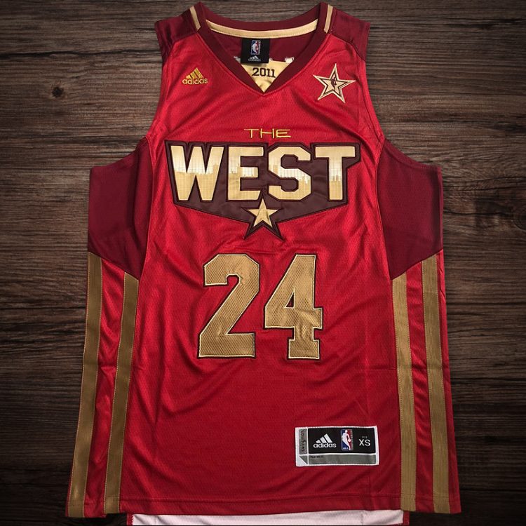 Men's 2011 All Star #24 Kobe Bryant Jersey