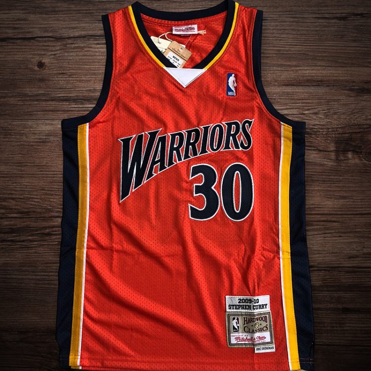 Men's Golden State Warriors 2009-10 #30 Stephen Curry Jersey