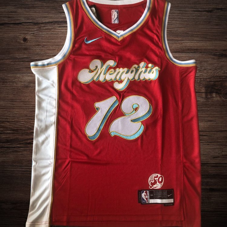 Men's Memphis Grizzlies 2025 City Edition #12 Morant Jersey