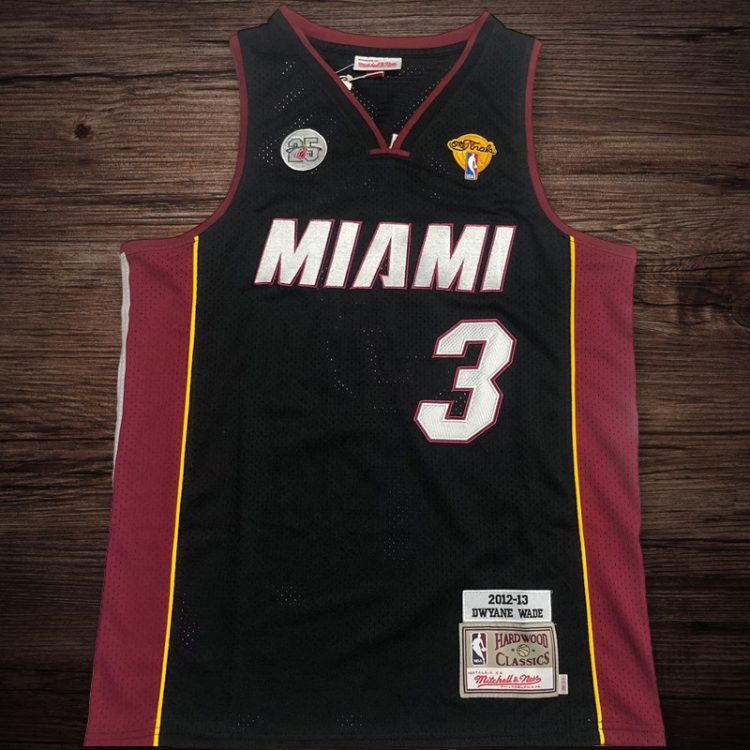 Men's 2012-13 Miami #3 Wade Jersey