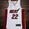 Men's Miami Heat #22 Butler White Jersey
