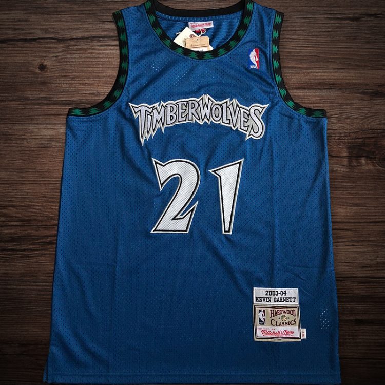 Men's Timberwolves 2003-04 #21 Garnett Jersey