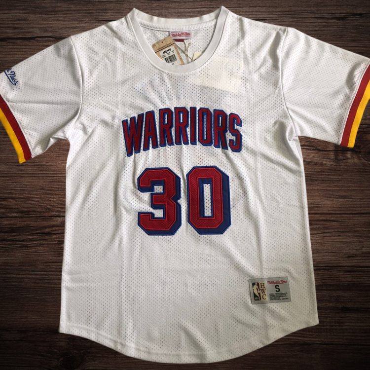 Men's Golden State Warriors #30 Curry Short Sleeve Jersey