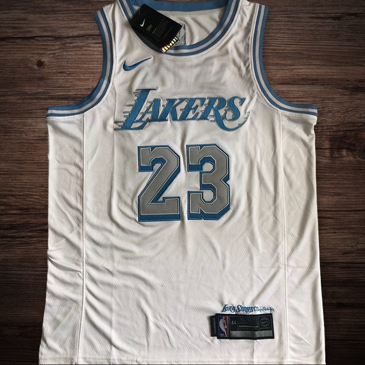 Men's Los Angeles Lakers City Edition #23 Lebron James Jersey