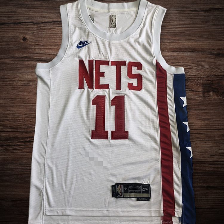 Men's Brooklyn Nets 2023 #11 IRVING White Jersey