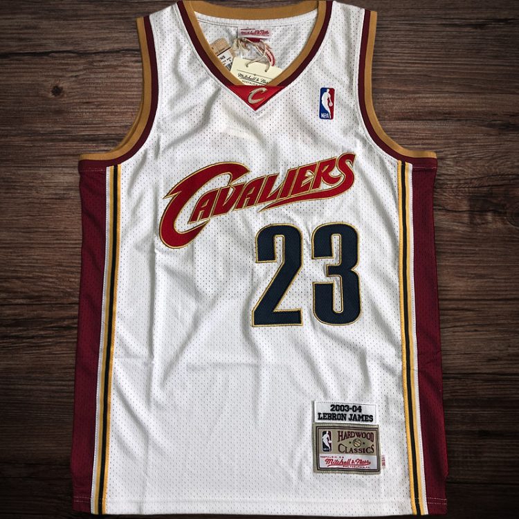 Men's Cavaliers 2003-04 #23 LeBron James Jersey