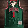 Men's Chicago Bulls 2008-09 #1 Derrick Rose Jersey Green