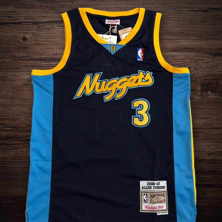 Men's Denver Nuggets 2006-07 #3 Allen Iverson Jersey
