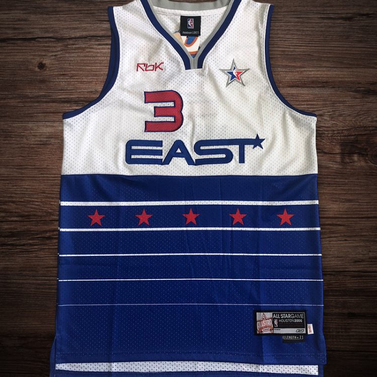 Men's 2006 All Star East #3 WADE Jersey