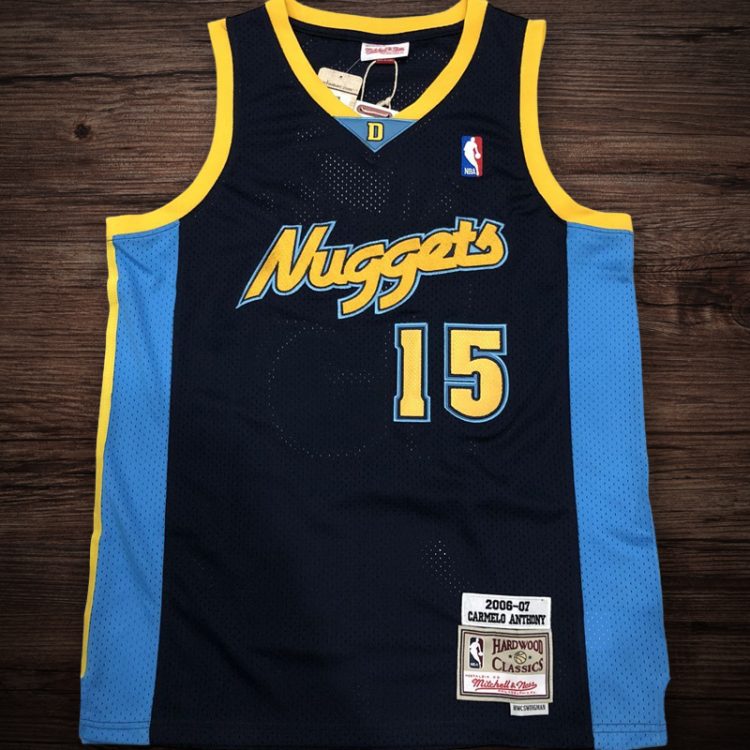 Men's Denver Nuggets 2006-07 #15 Carmelo Anthony Jersey