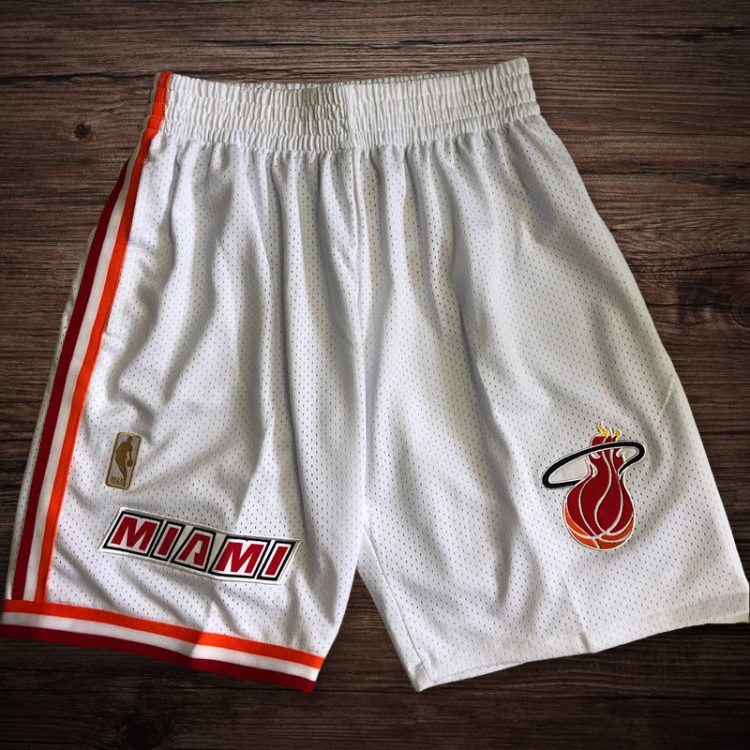 Miami Heat 1996/97 Shorts White