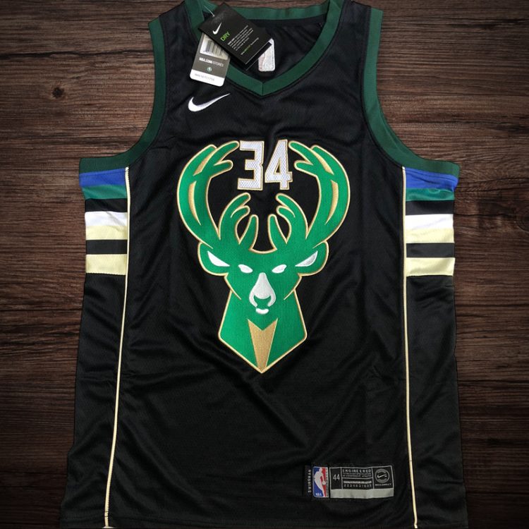 Men's Milwaukee Bucks #34 Antetokounmpo Jersey