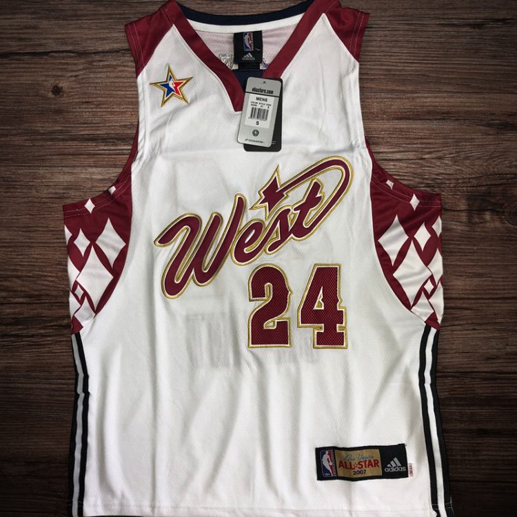 Men's 2007 All Star West #24 Kobe Bryant Jersey