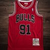 Men's Chicago Bulls 1997-98 #91 Dennis Rodman Jersey