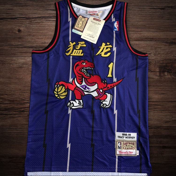 Men's Toronto Raptors 1998-99 #1 Tracy McGrady Jersey
