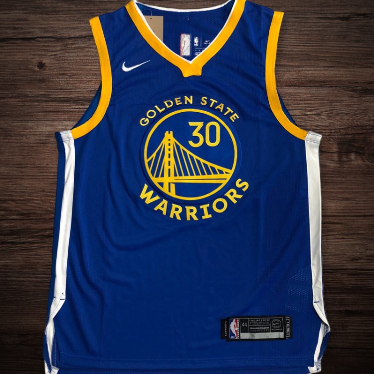 Men's Golden State Warriors #30 Curry Player Edition Jersey Blue