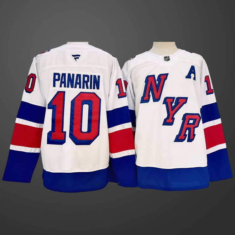 #10 Artemi Panarin White New York Rangers Jersey