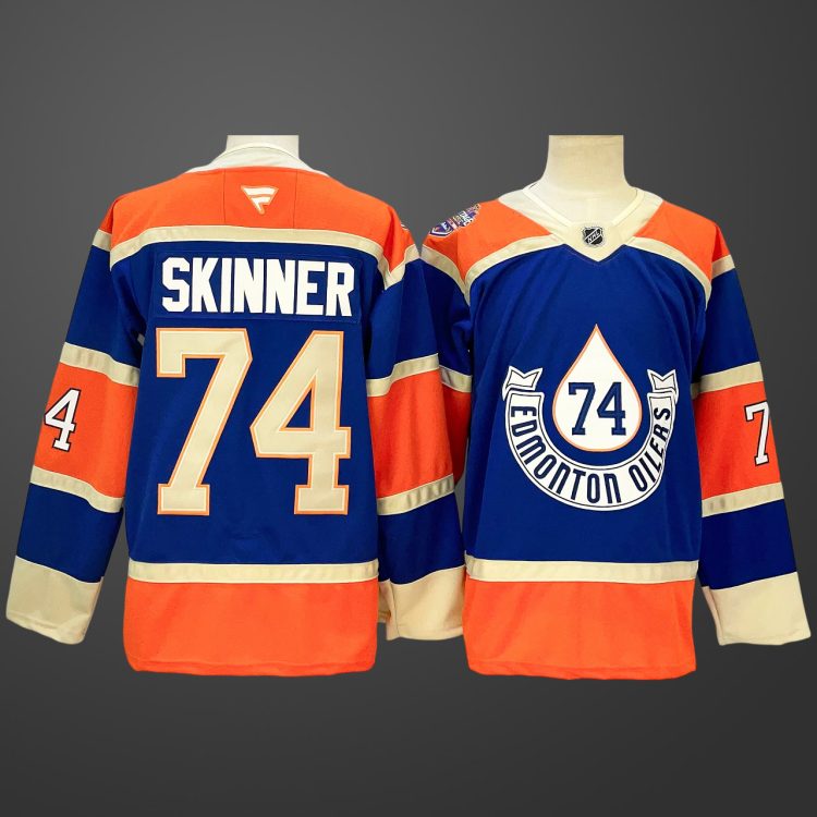 Edmonton Oilers #74 Stuart Skinner Hockey Jersey