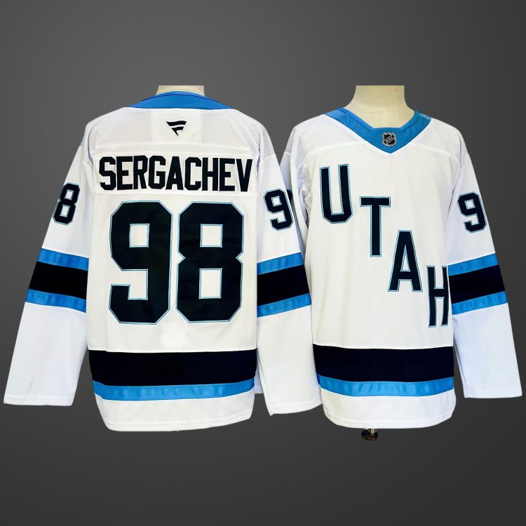 #98 Mikhail Sergachev Utah Hockey Club Jersey
