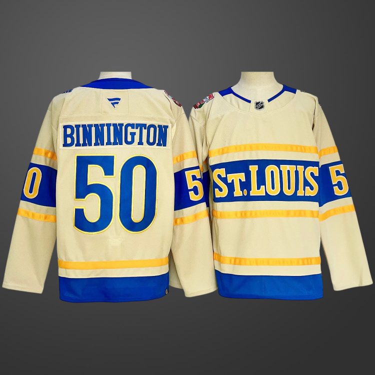 #50 Jordan Binnington St. Louis Blues Jersey