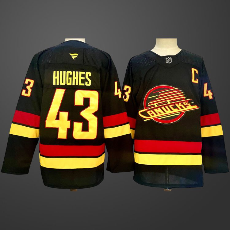 #43 Quinn Hughes Vancouver Canucks Jersey