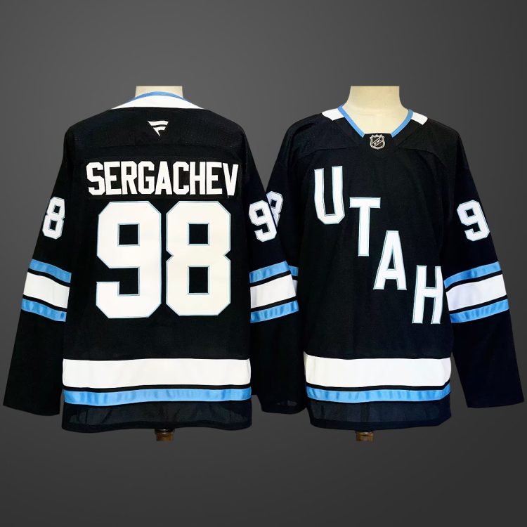 #98 Mikhail Sergachev Utah Hockey Club Jersey