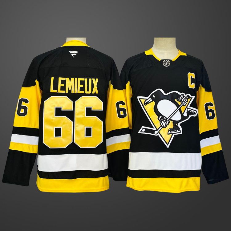 #66 Mario Lemieux Pittsburgh Penguins Jersey