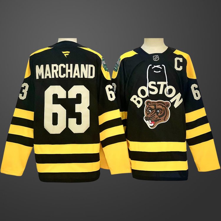 #63 Brad Marchand Boston Bruins Jersey