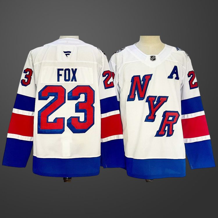 #23 Adam Fox New York Rangers Jersey