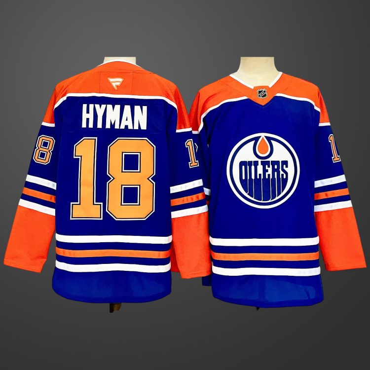 #18 Zach Hyman Edmonton Oilers Jersey
