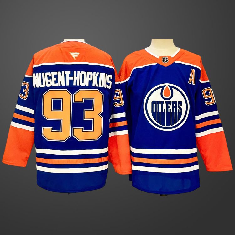 #93 Ryan Nugent-Hopkins Edmonton Oilers Jersey