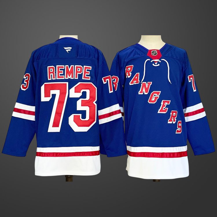 #73 Matt Rempe New York Rangers Jersey
