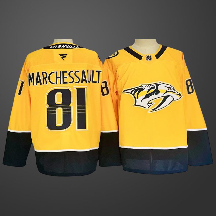 #81 Jonathan Marchessault Nashville Predators Jersey