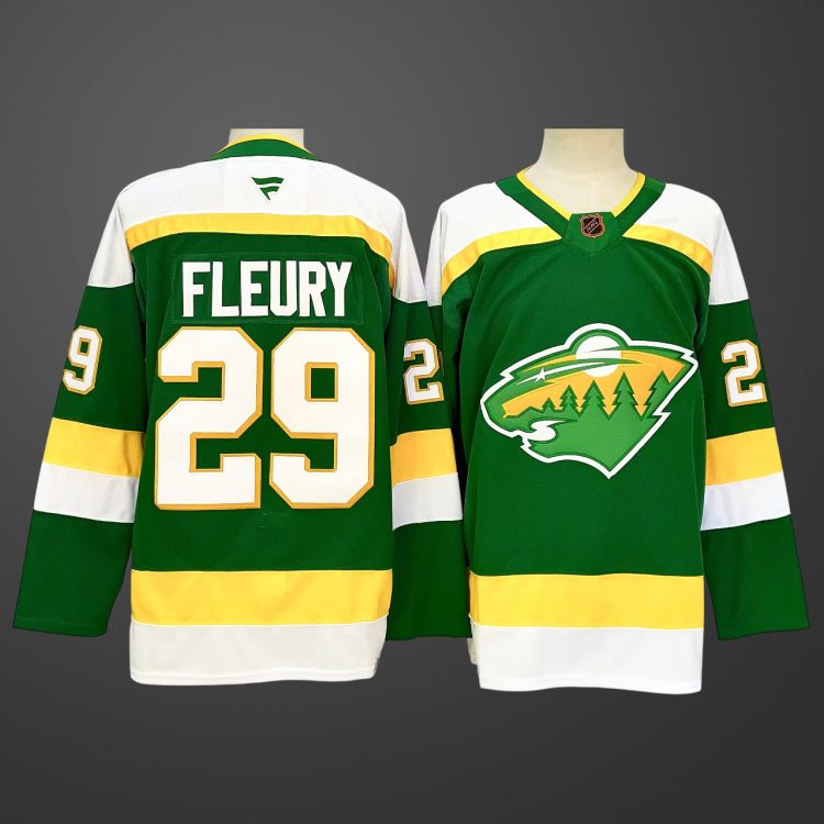 #29 Marc-Andre Fleury Minnesota Wild Jersey