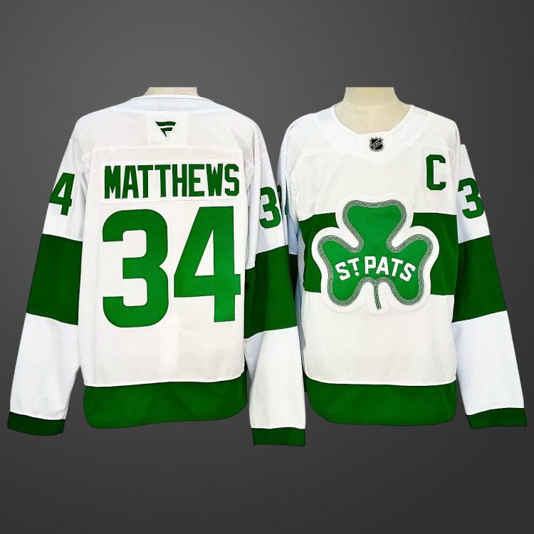 #34 Auston Matthews Toronto Maple Leafs Jersey