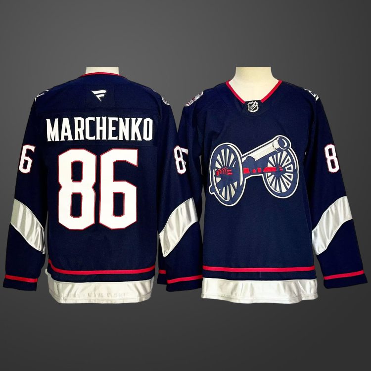 Columbus Blue Jackets #86 Kirill Marchenko Jersey